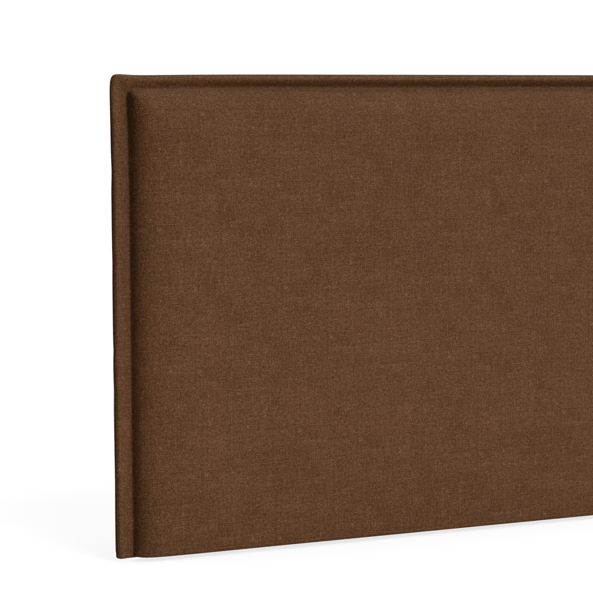 Sidney Bed Head 270cm - Fossil Chocolate
