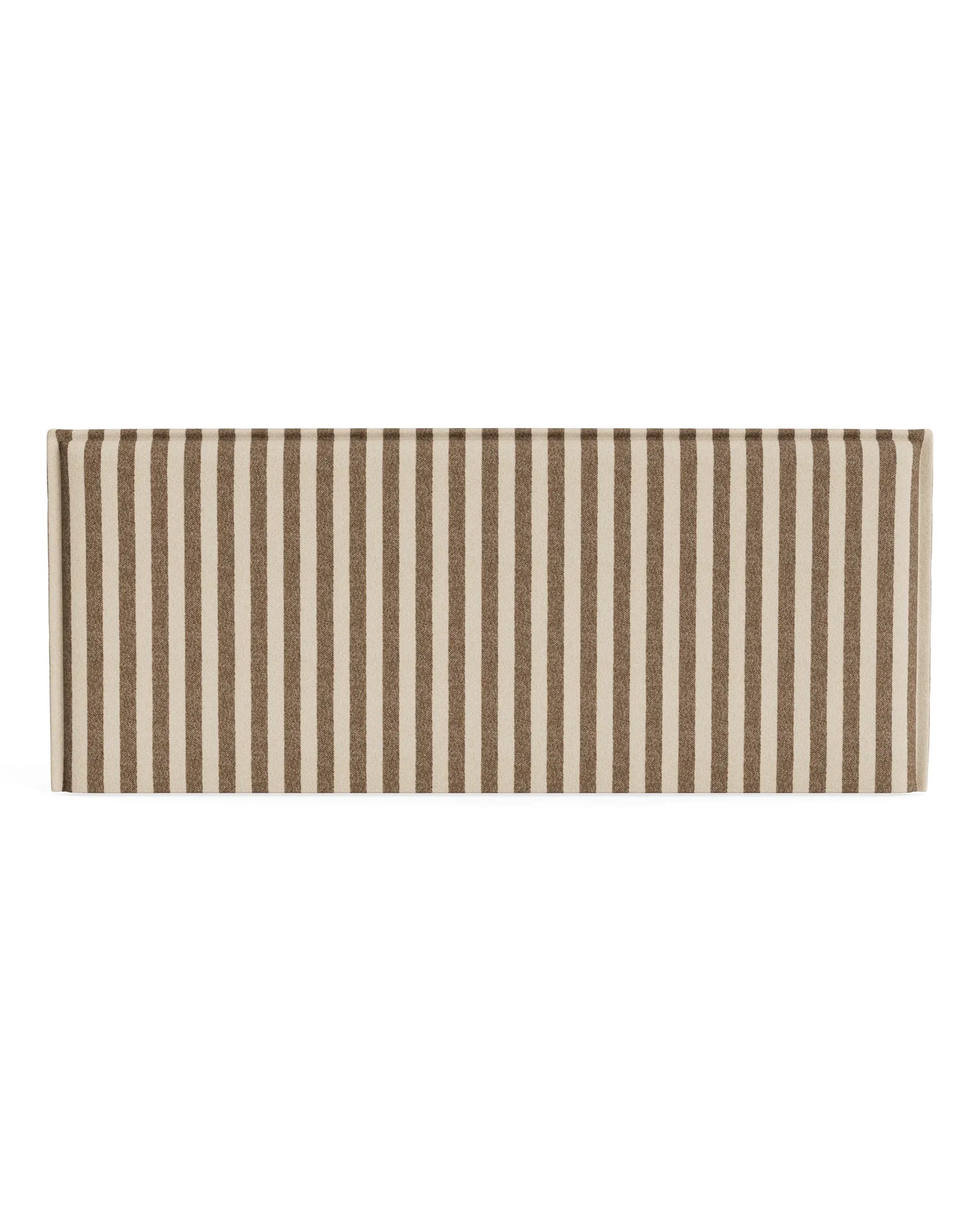 Sidney Slipcover Bed Head Fabric 270cm - Marnie Coconut Stripe