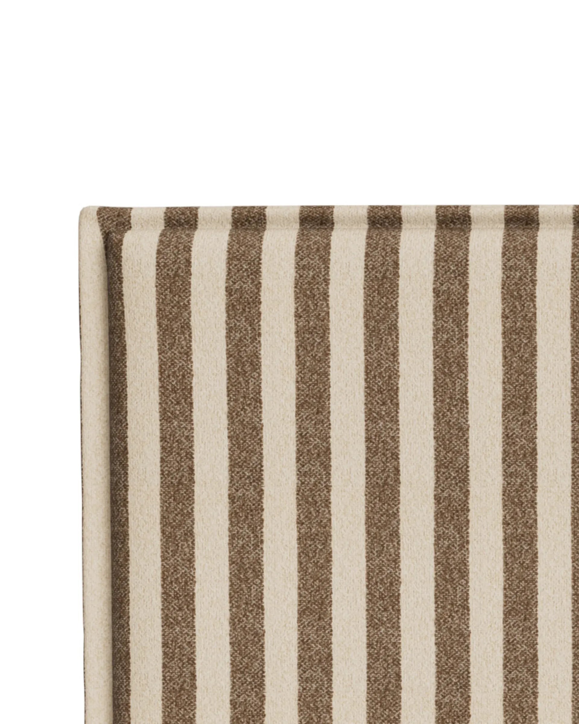 Sidney Slipcover Bed Head Fabric 270cm - Marnie Coconut Stripe