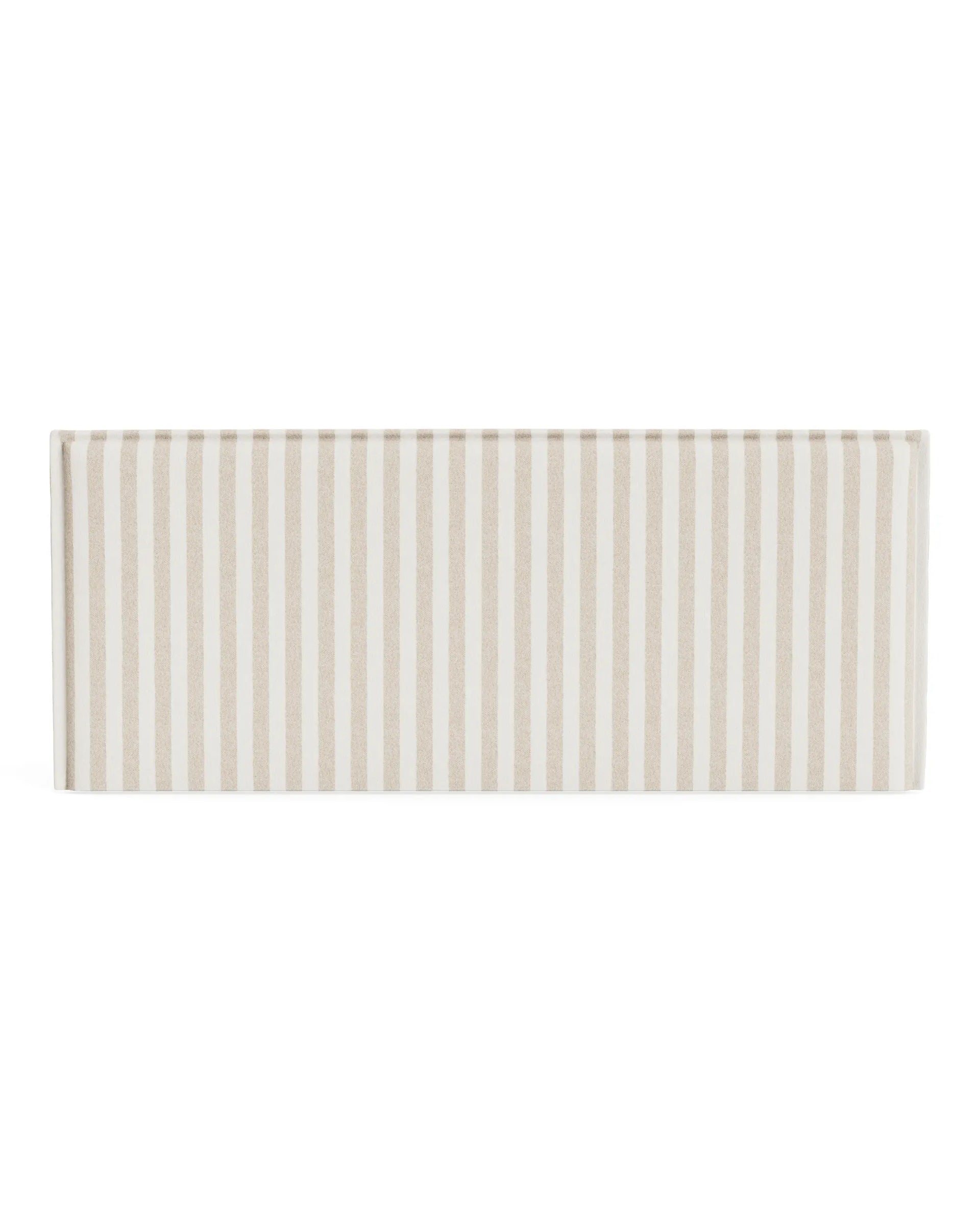 Sidney Slipcover Bed Head Fabric 270cm - Marnie Sand Stripe