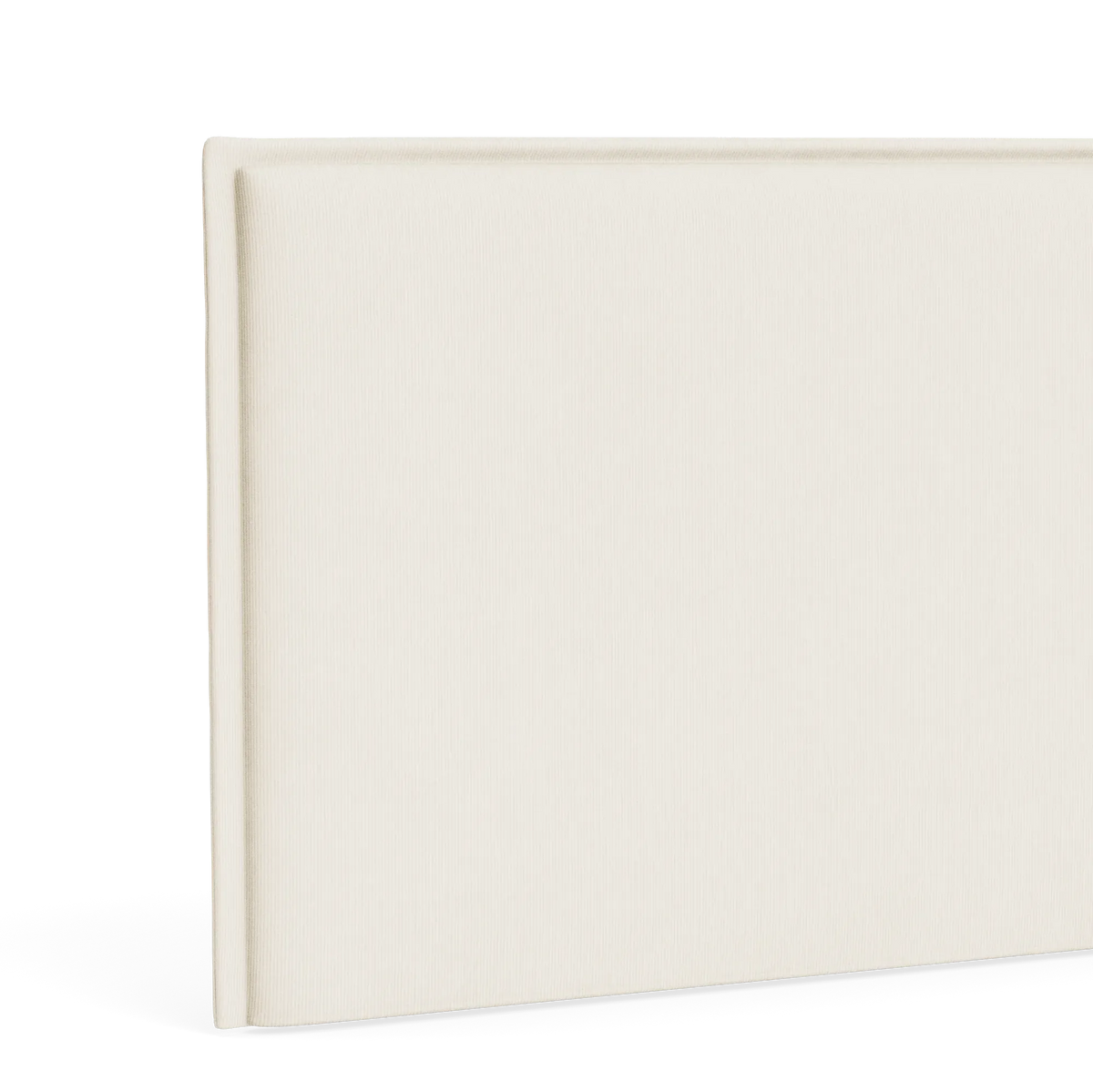 Sidney Bed Head 270cm Fabric - Corduroy Off-White