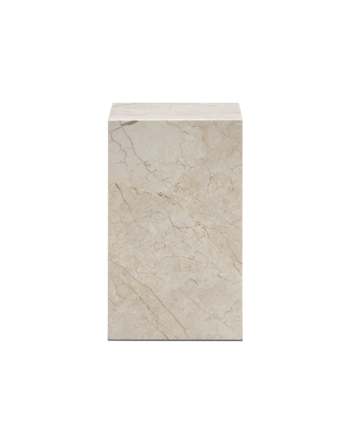 Stage Marble Side Table Tall - Desert Rose Marble