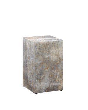 Stage Marble Side Table Tall - Earth Marble