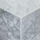Stage Marble Side Table Low - Grey Carrara