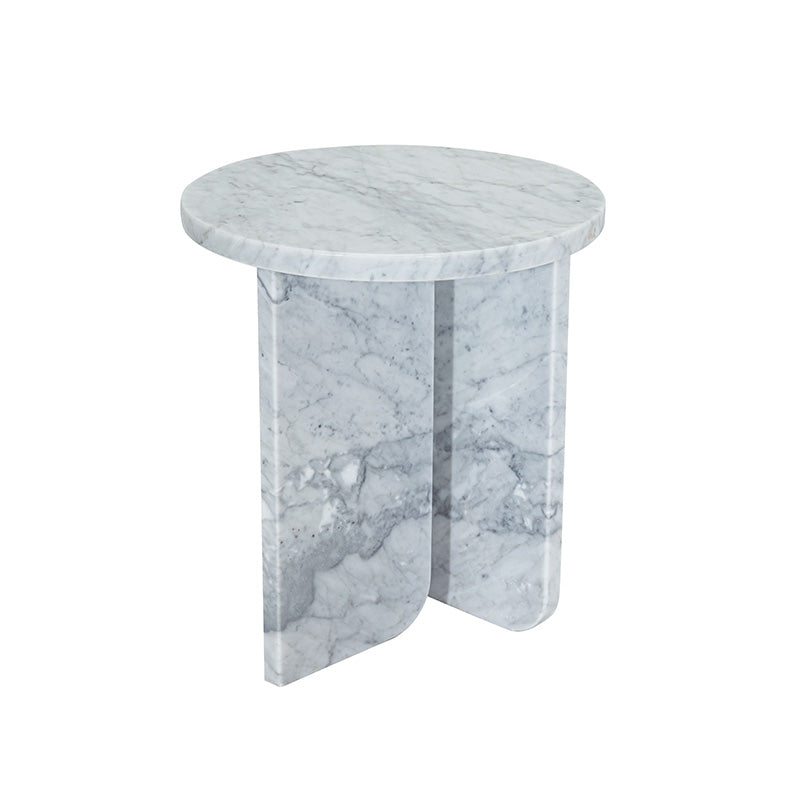 Mimic Side Table - Grey Carrara