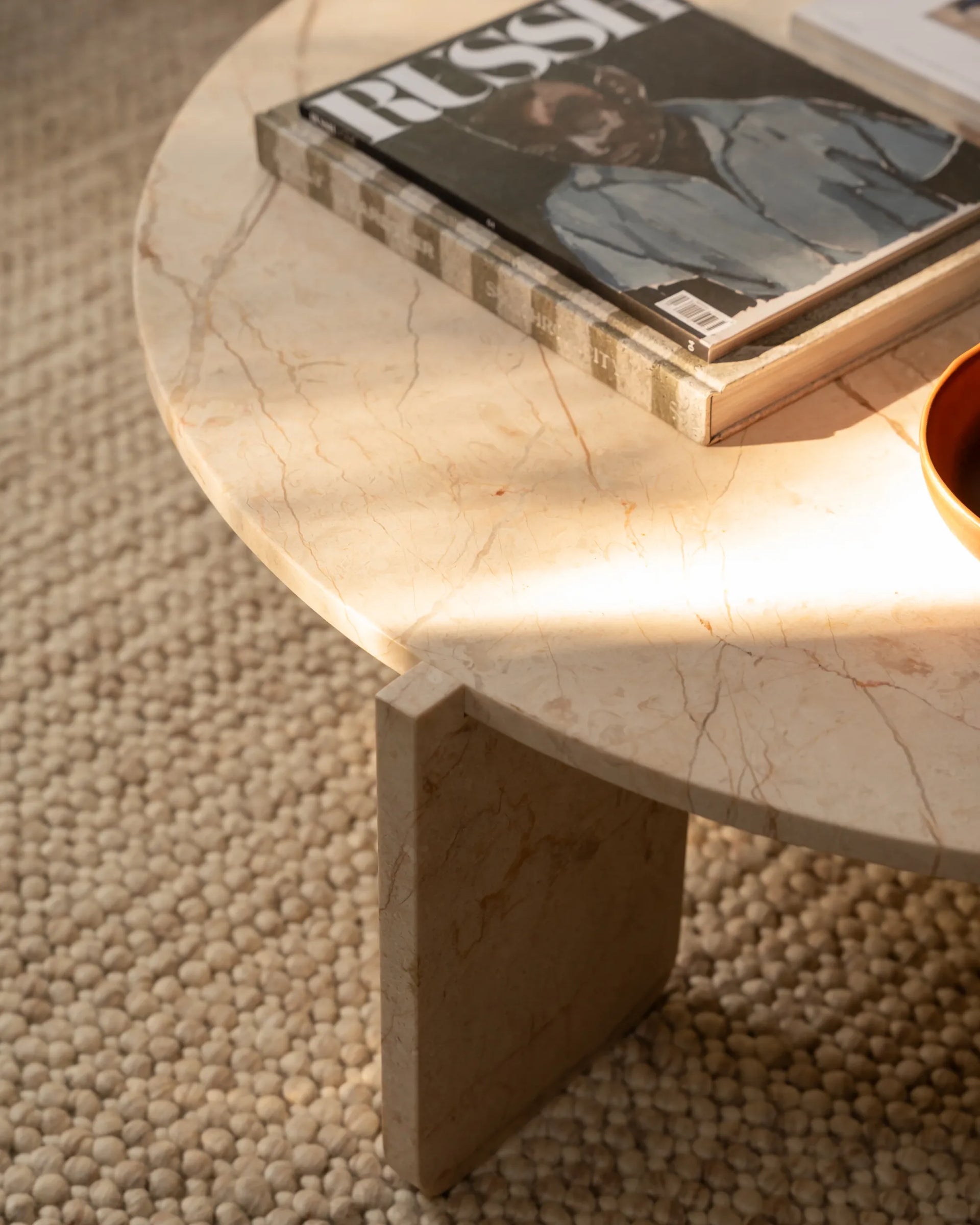 Bodie Coffee Table - Desert Rose Marble