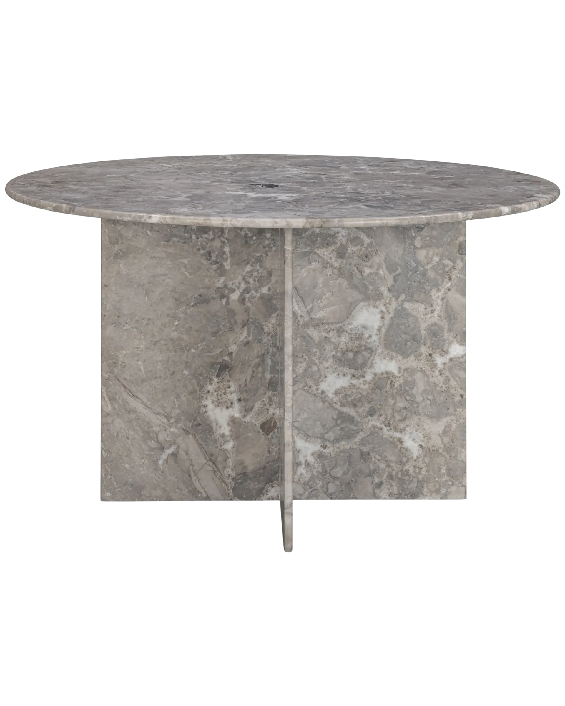 Clara Round Dining Table 120cm - Tide Pool Marble