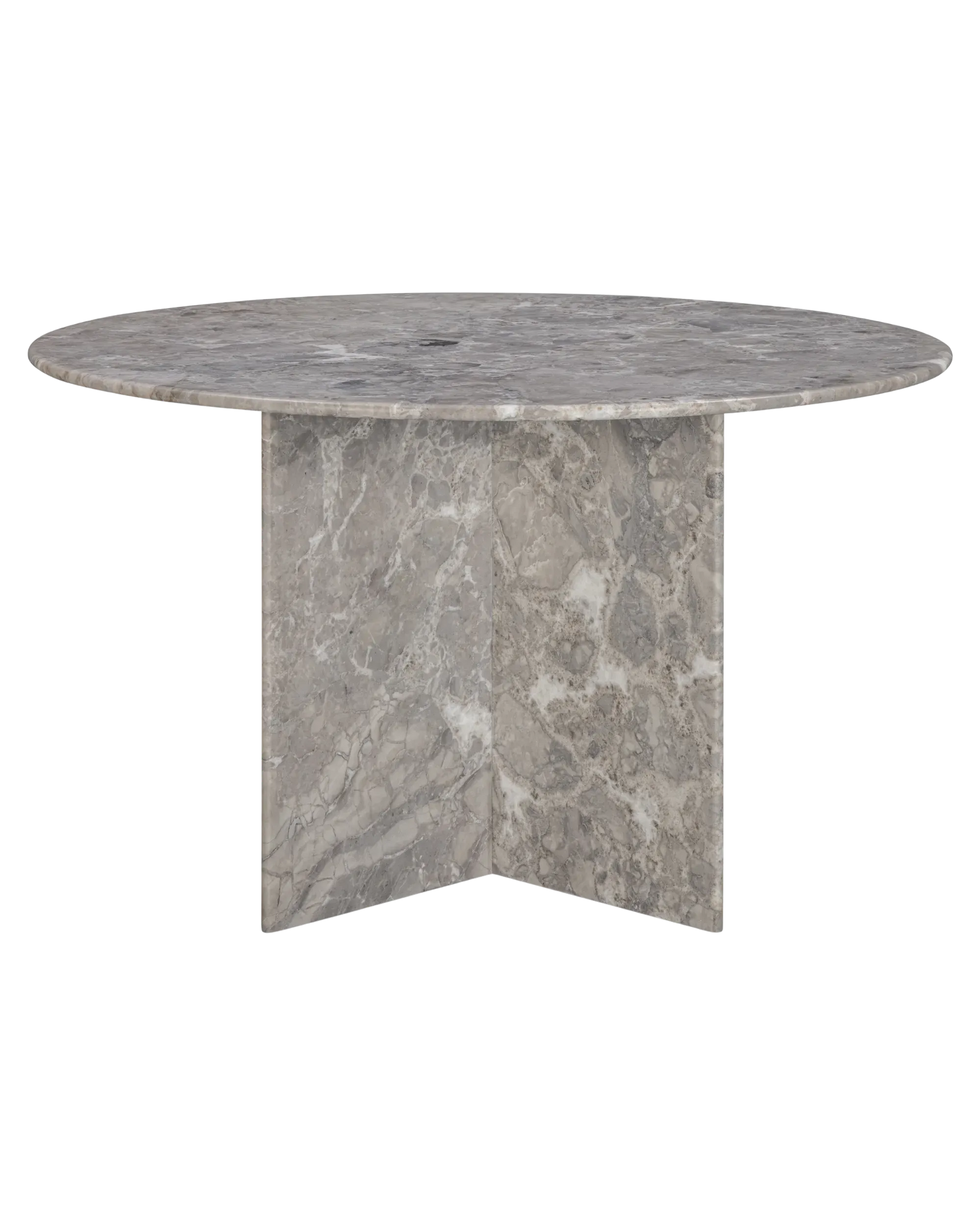 Clara Round Dining Table 120cm - Tide Pool Marble