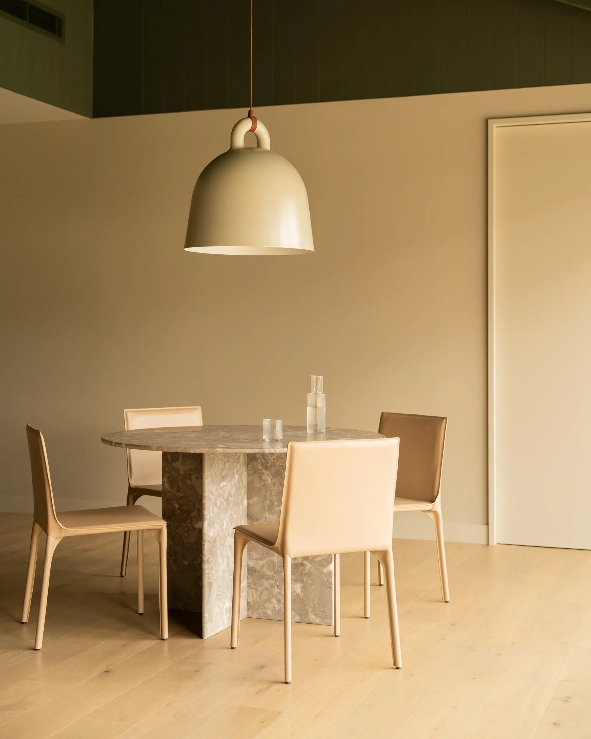 Clara Round Dining Table 120cm - Tide Pool Marble