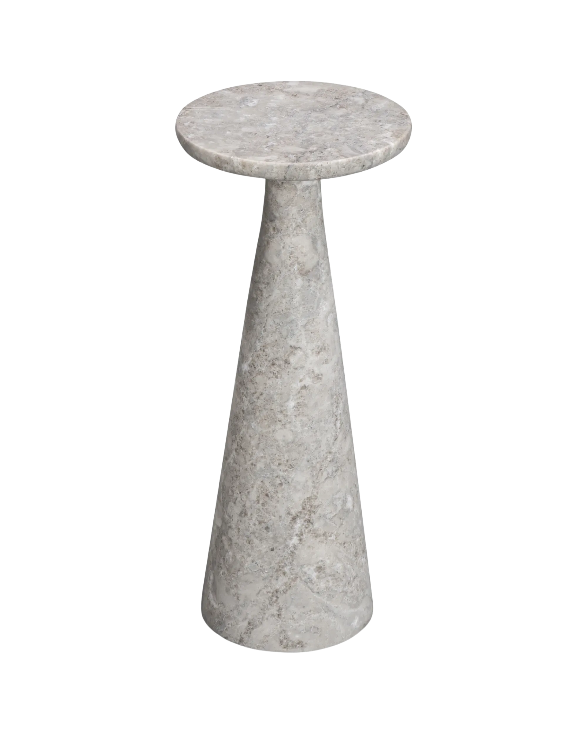 Brooks Tall Side Table - Tide Pool Marble