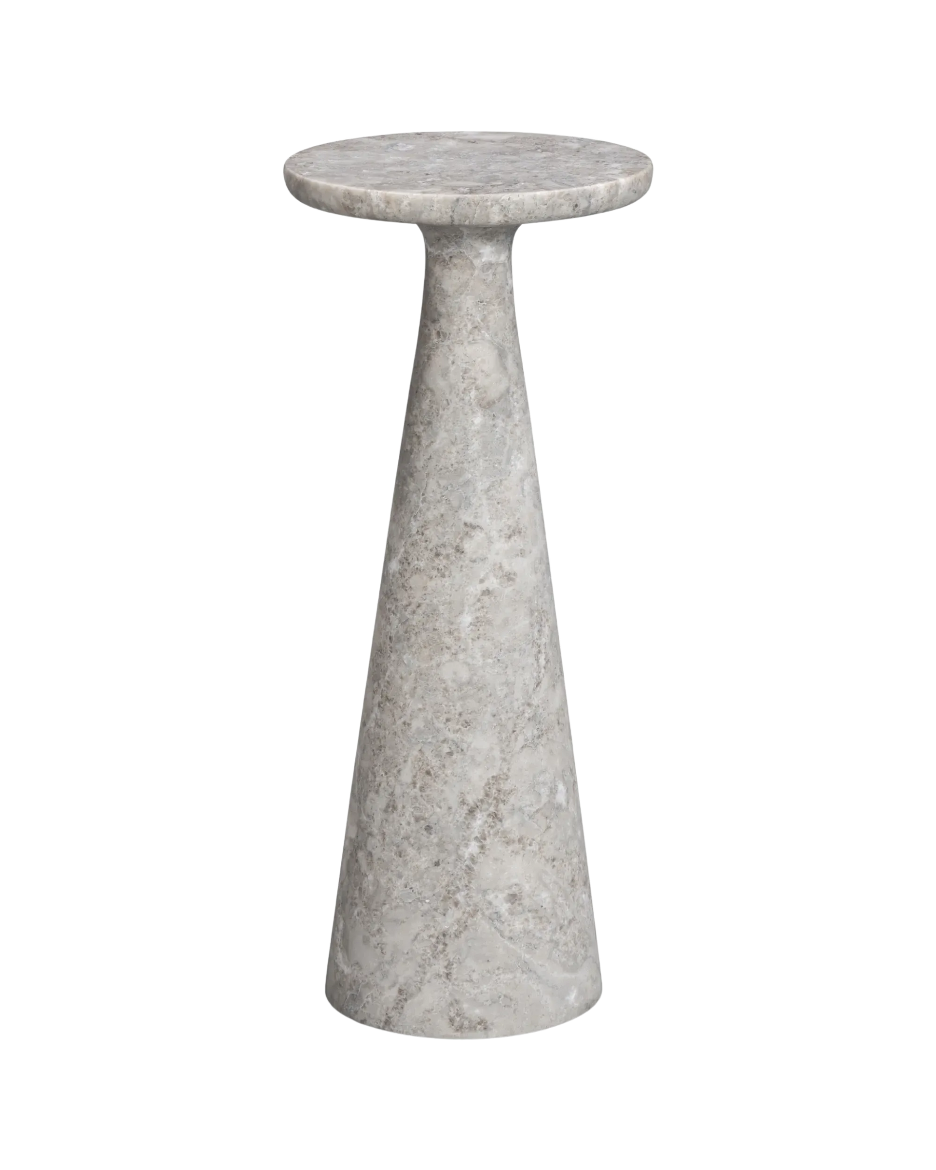 Brooks Tall Side Table - Tide Pool Marble