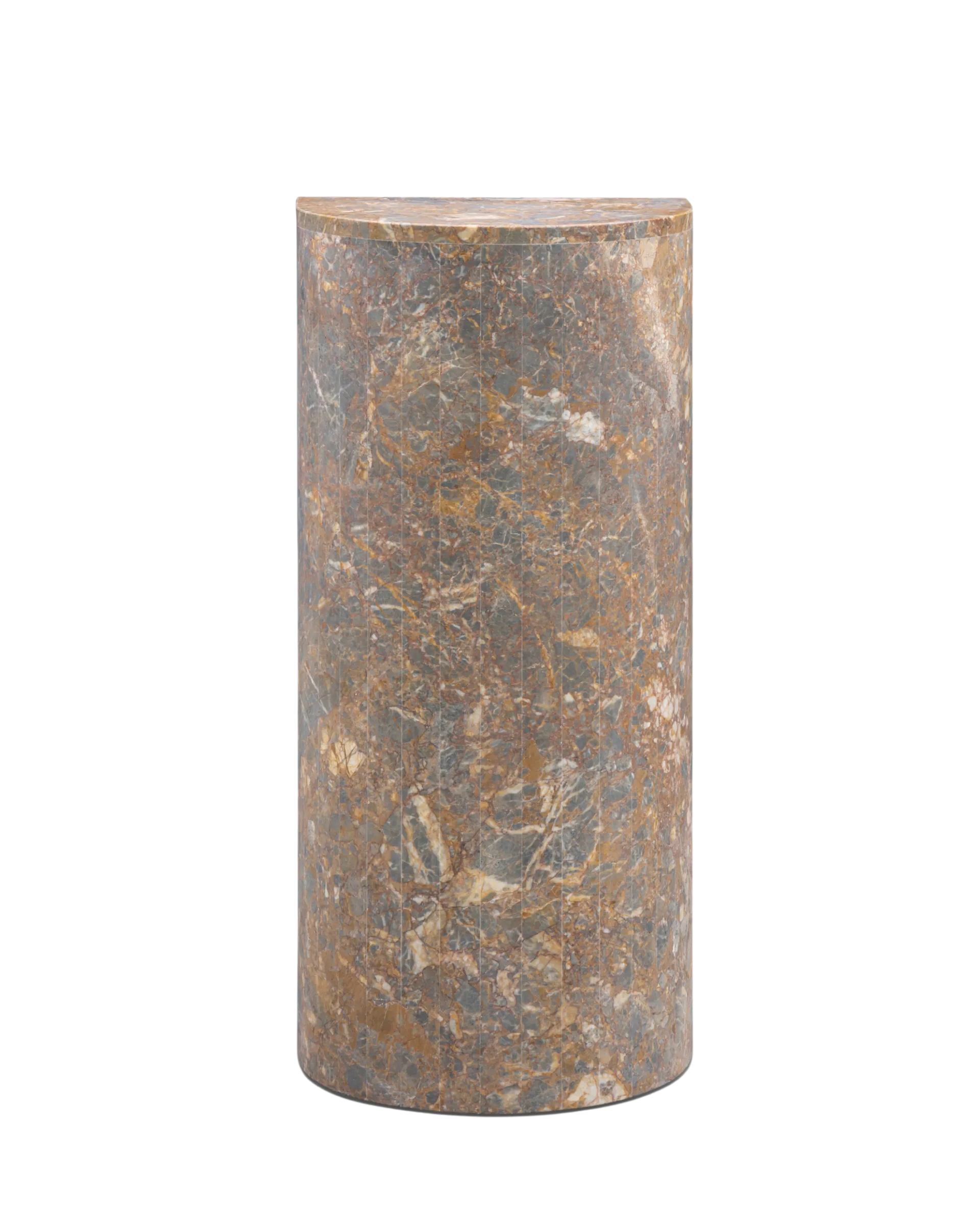 Airy Tall Plinth - Earth Marble