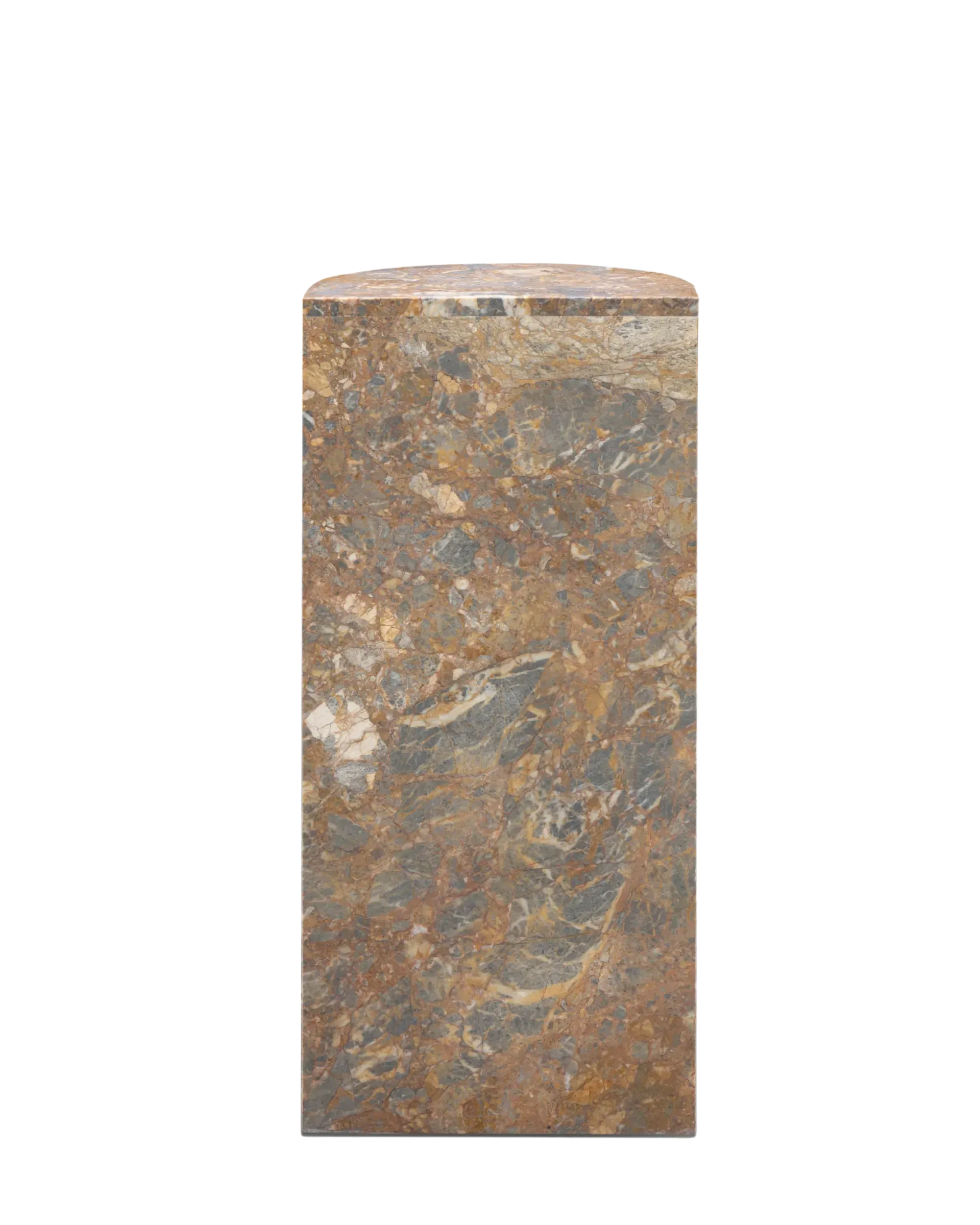 Airy Tall Plinth - Earth Marble