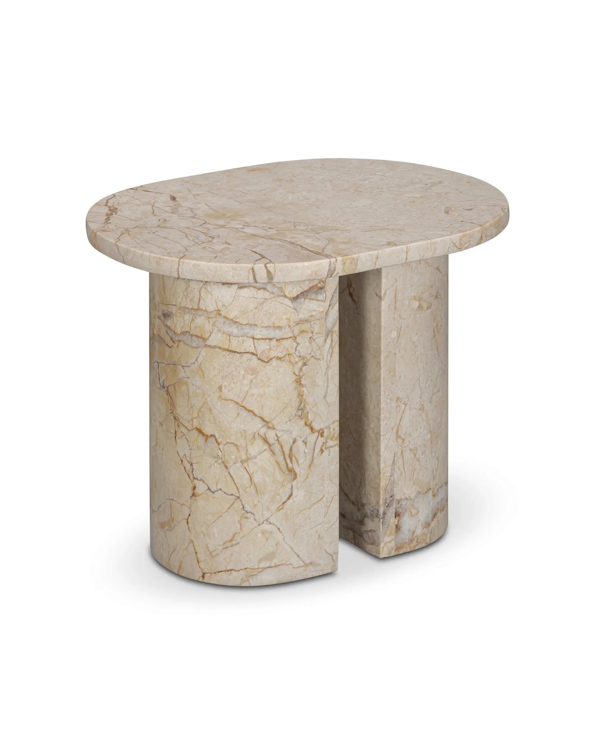 Idle Side Table - Desert Rose Marble