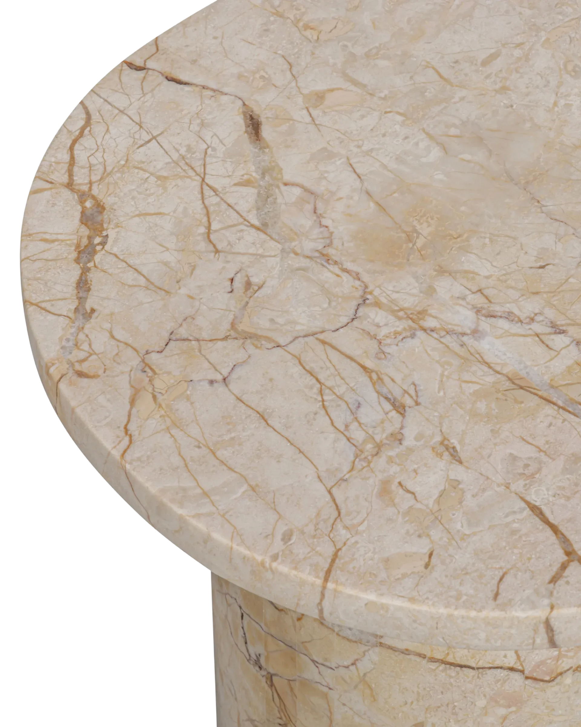 Idle Side Table - Desert Rose Marble