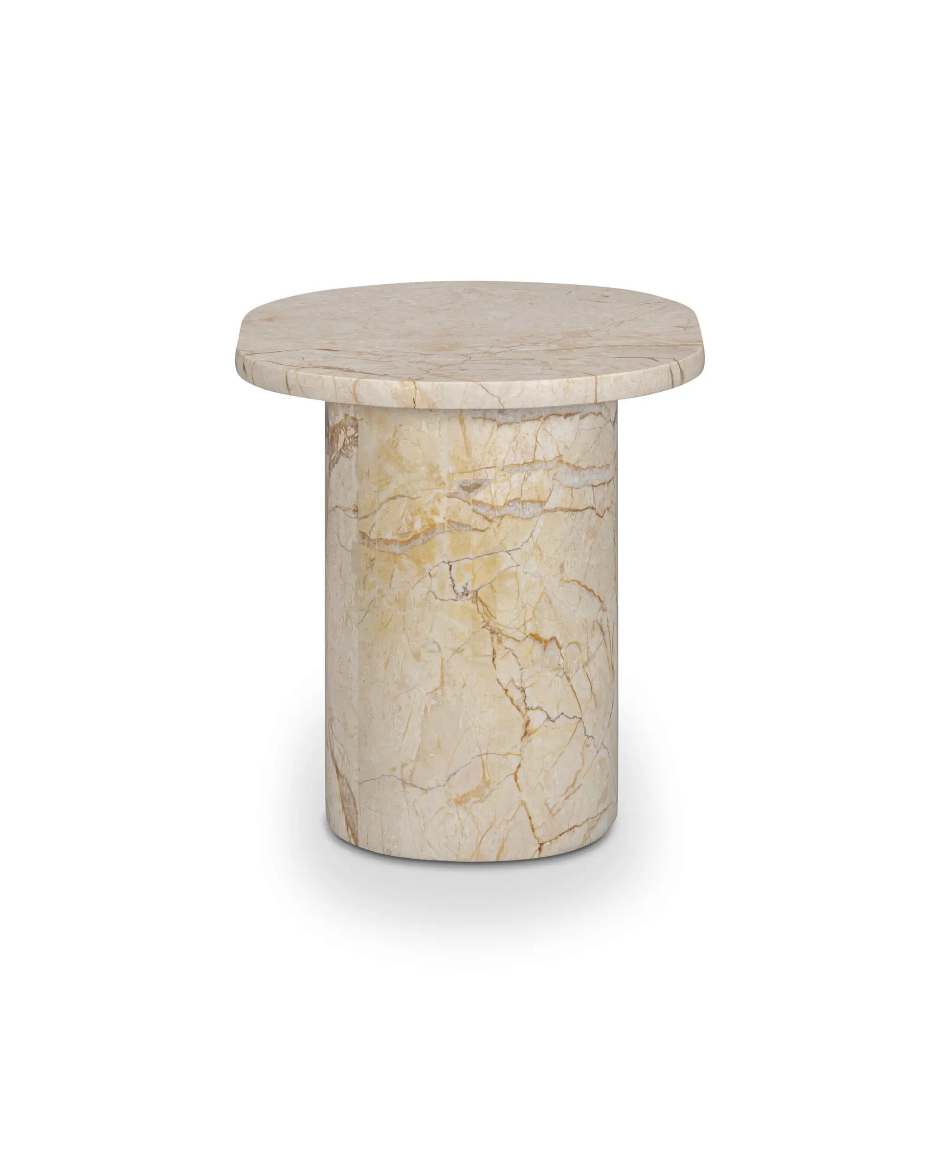 Idle Side Table - Desert Rose Marble