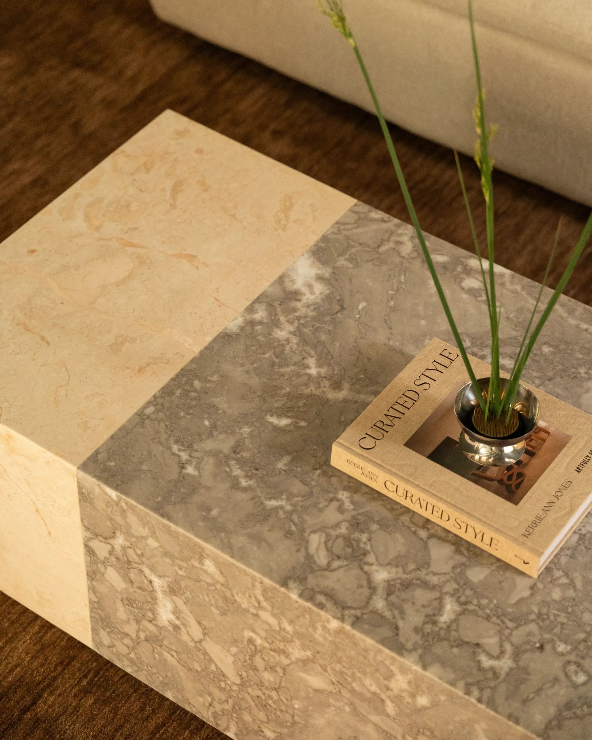 Flutter Coffee Table - Desert Rose/Tide Pool Marble