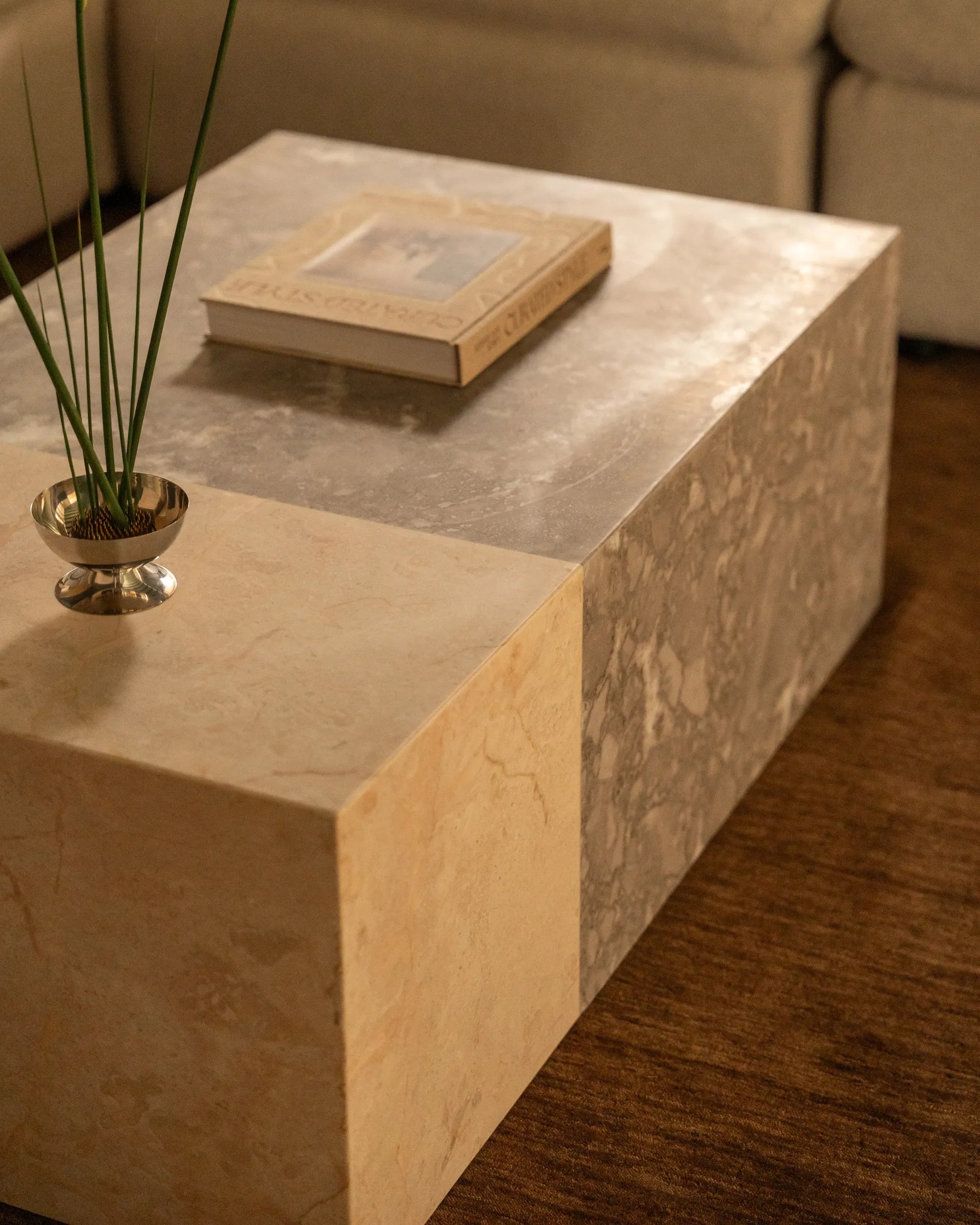 Flutter Coffee Table - Desert Rose/Tide Pool Marble