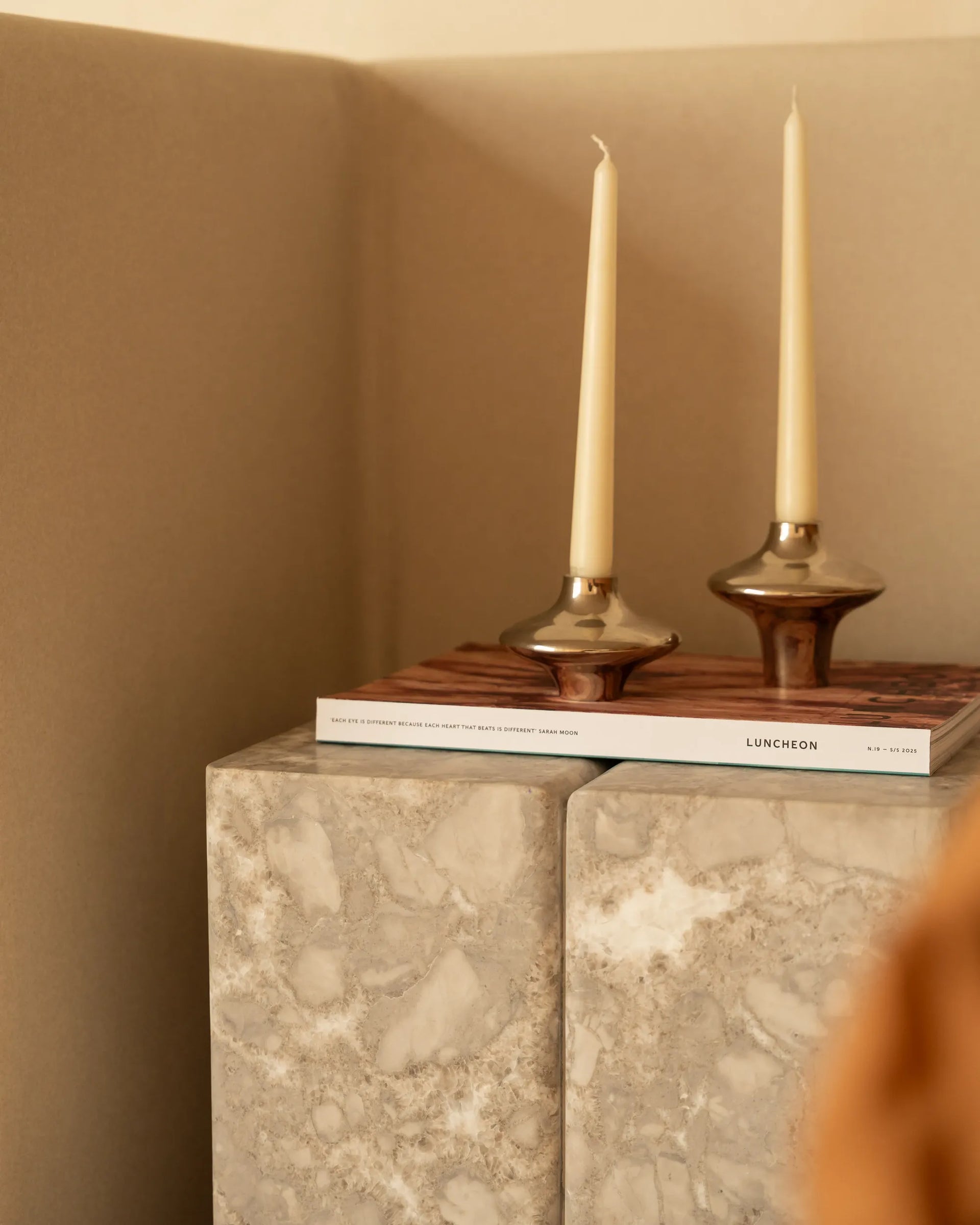 Static Side Table - Earth Marble