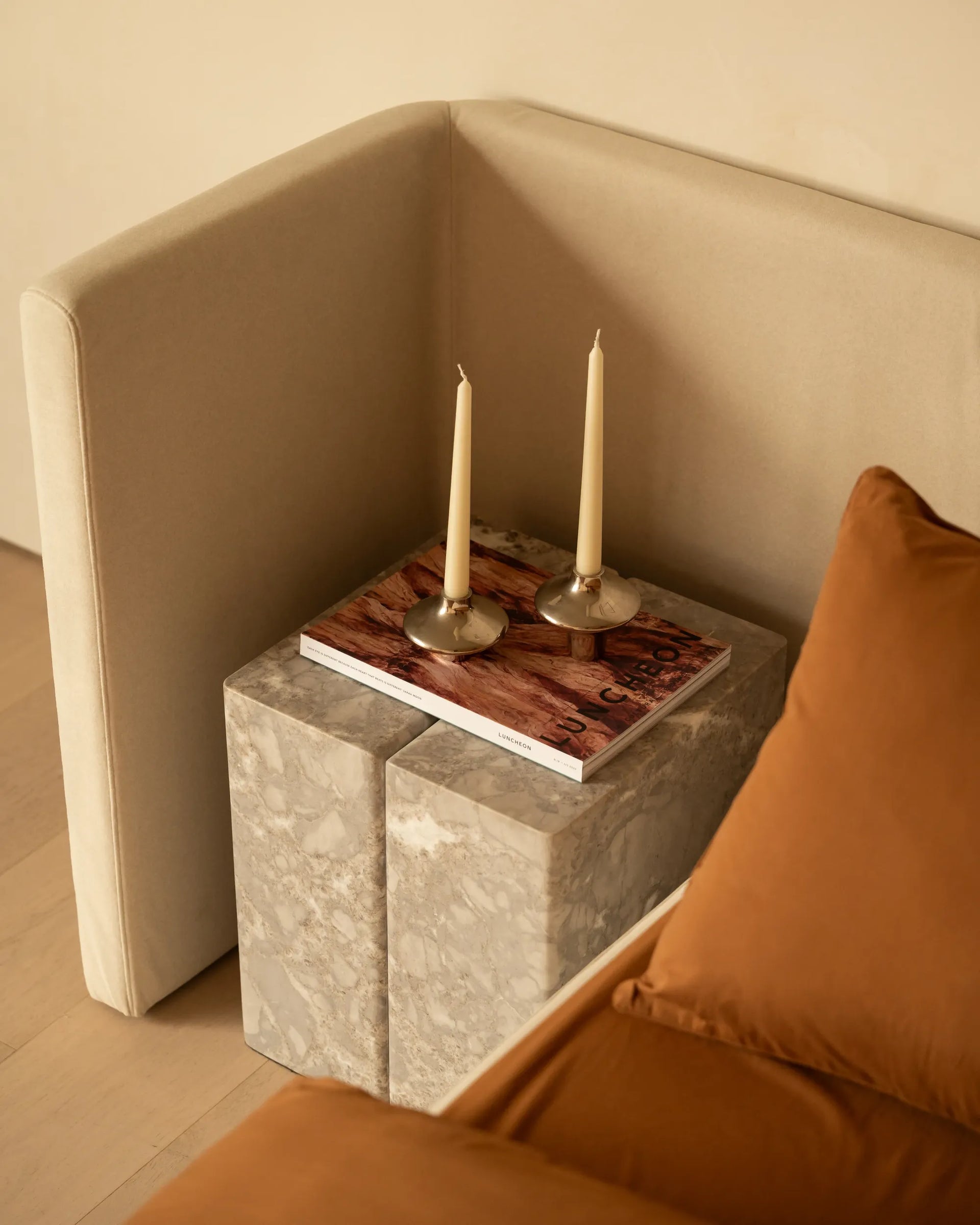 Static Side Table - Tide Pool Marble