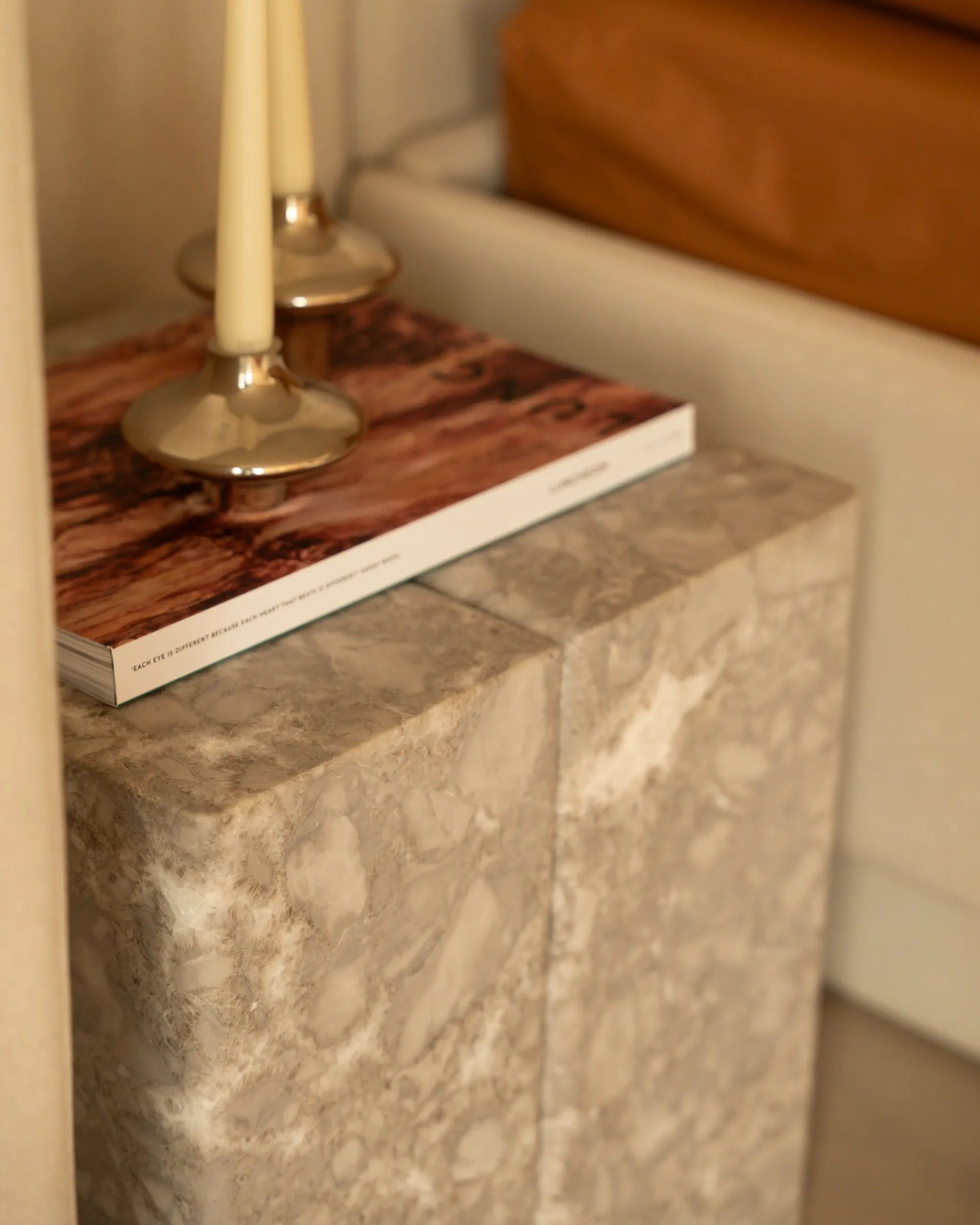 Static Side Table - Tide Pool Marble