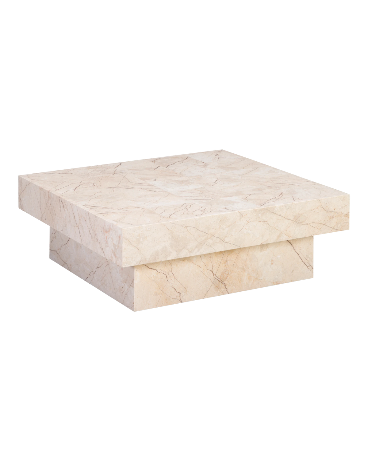 Check Coffee Table Large - Desert Rose Marble
