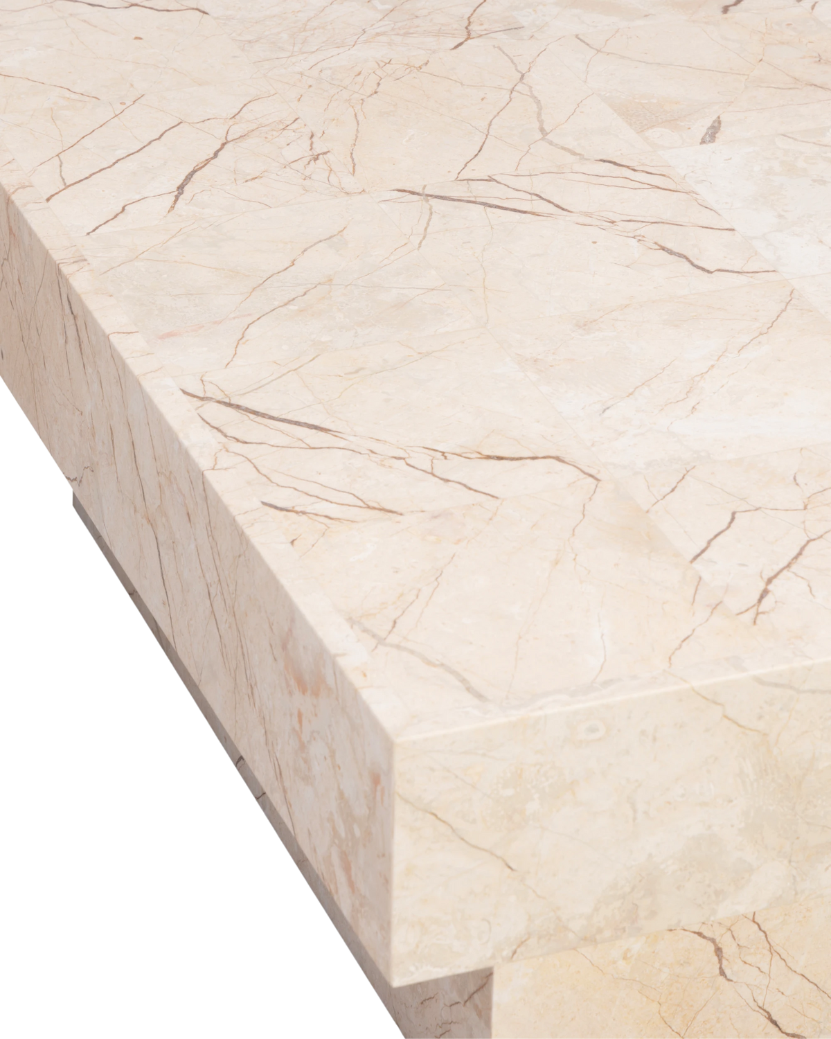 Check Coffee Table Large - Desert Rose Marble