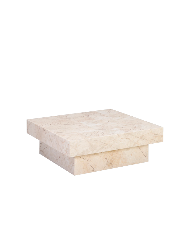 Check Coffee Table Large - Desert Rose Marble