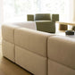 Stretch Large Closed Chaise Sofa - Silex Off White