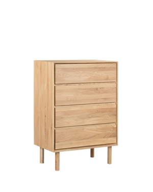 Harmony 4 Drawer Chest - Oak
