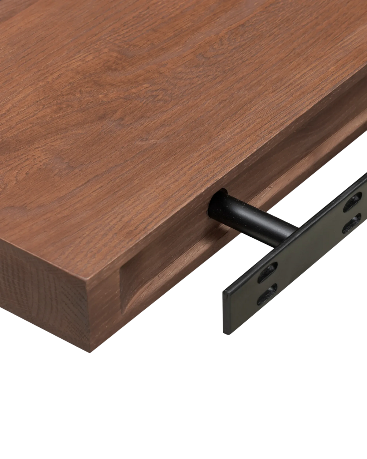 Hold Wall Shelf 210cm - Deep Oak