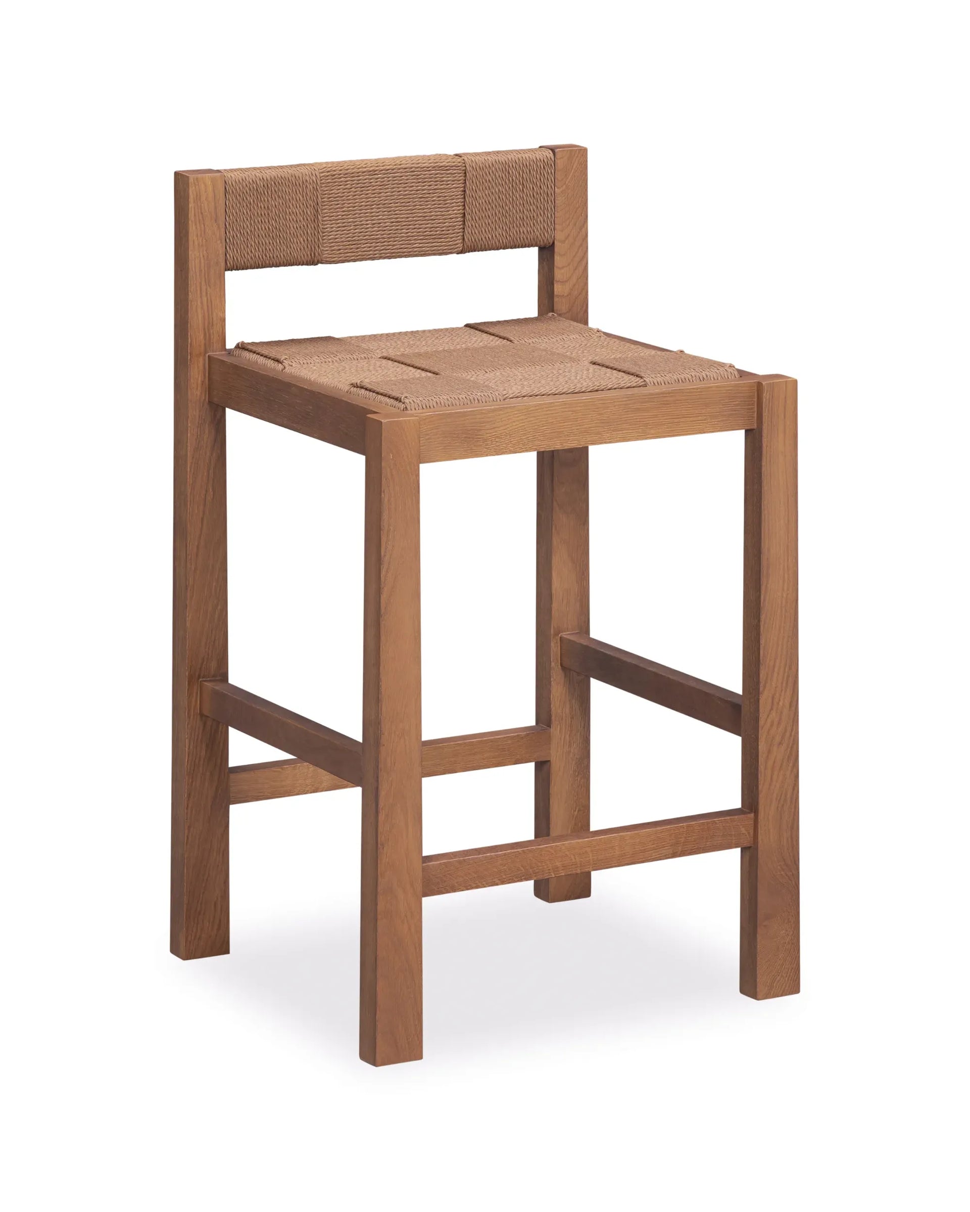 Charm Bar Stool 65cm - Deep Oak