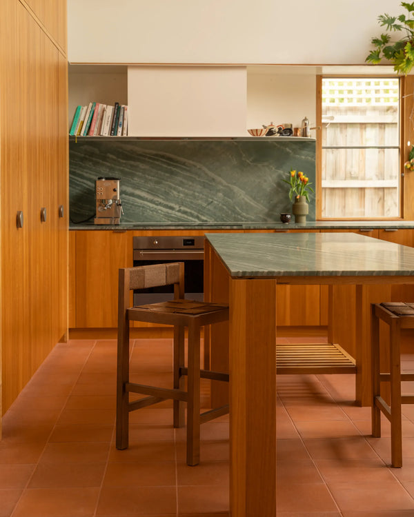 Charm Bar Stool 65cm - Deep Oak