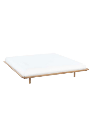 Serene Queen Bed Base - Oak