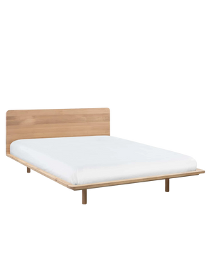 Serene King Bed - Oak