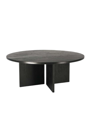 Edge Round Coffee Table - Black