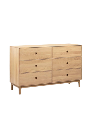 Ambience 6 Drawer Chest - Oak