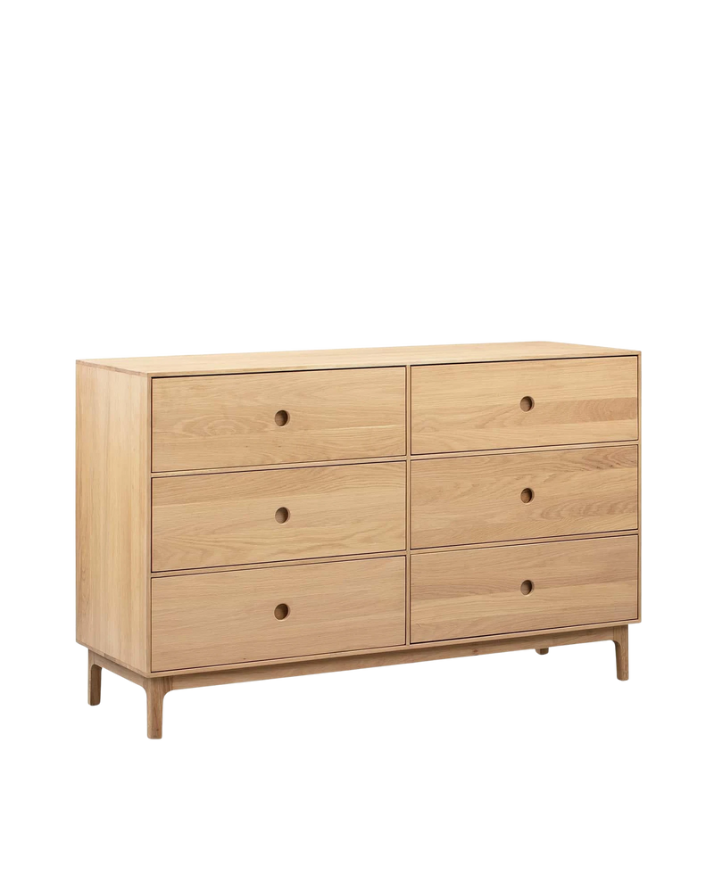 Ambience 6 Drawer Chest - Oak