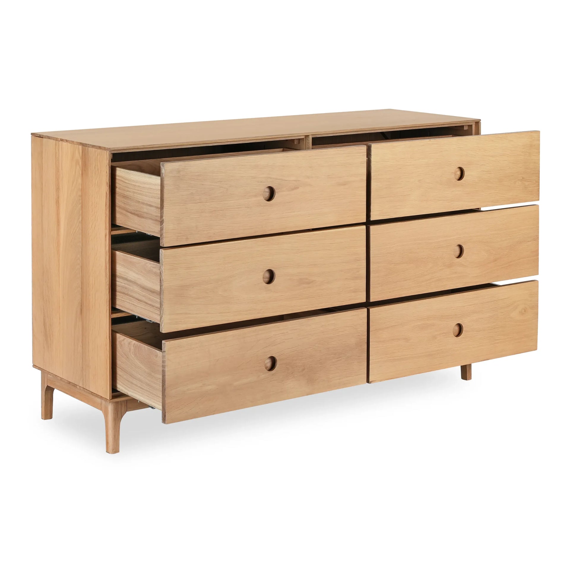 Ambience 6 Drawer Chest - Oak