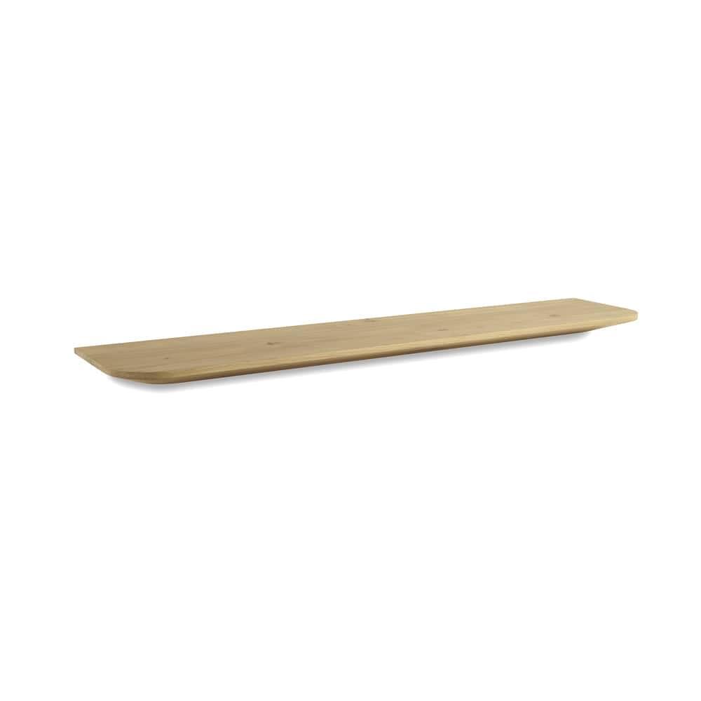 Light Wall Shelf 110cm - Natural Oak