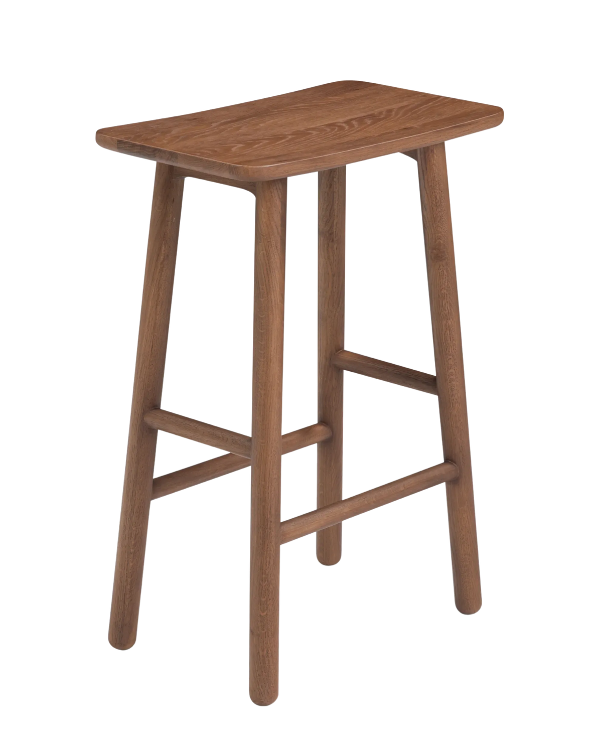 Loft Bar Stool - Deep Oak