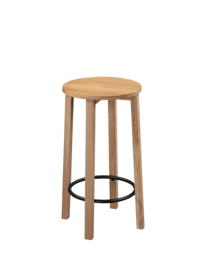 Tangent Bar Stool 75cm - Oak