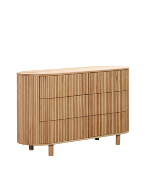 Ripple 6 Drawer Chest - Oak