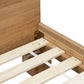 Weave King Bed - Oak