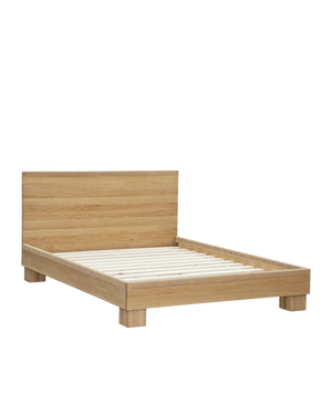 Weave King Bed - Oak
