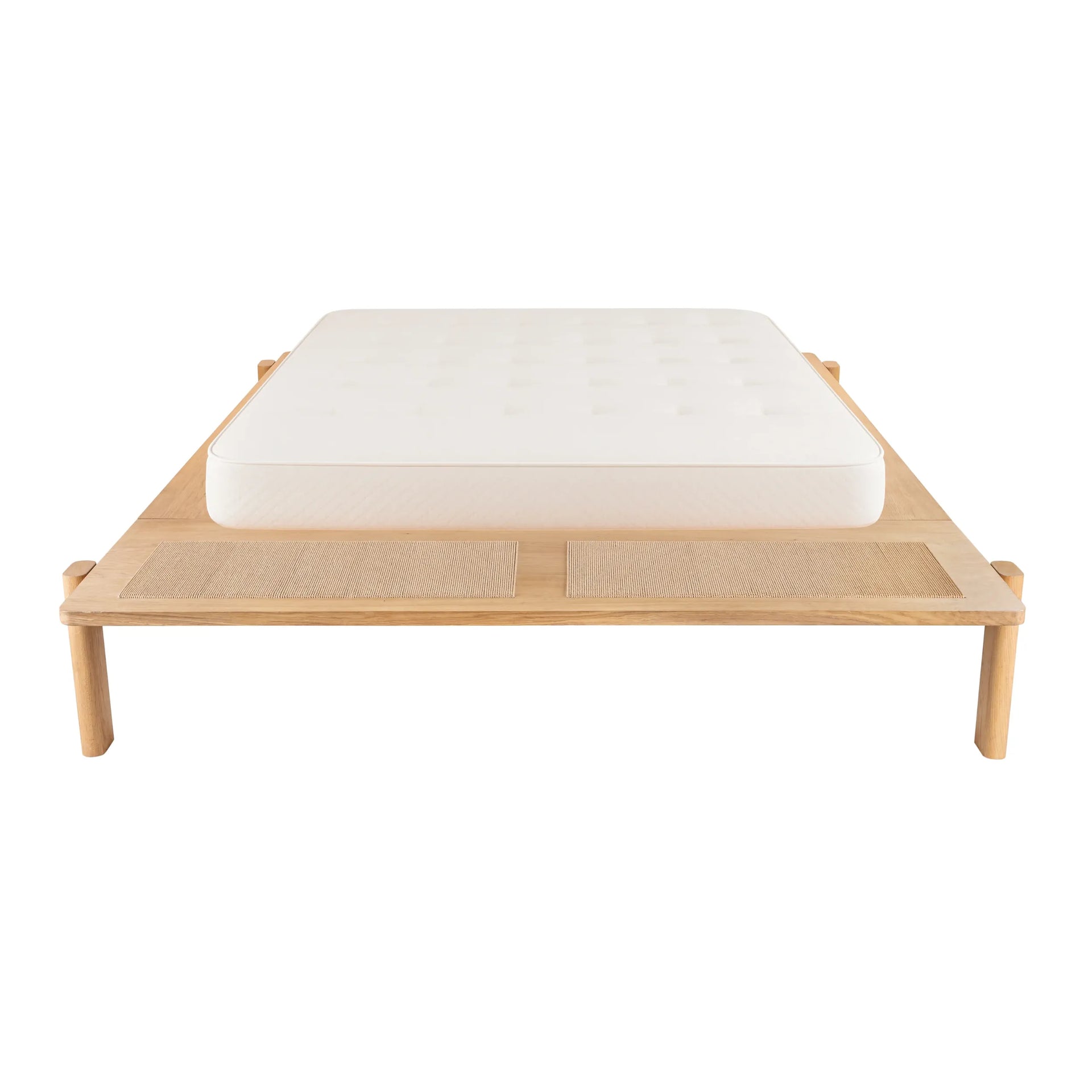 Compass King Bed - Oak