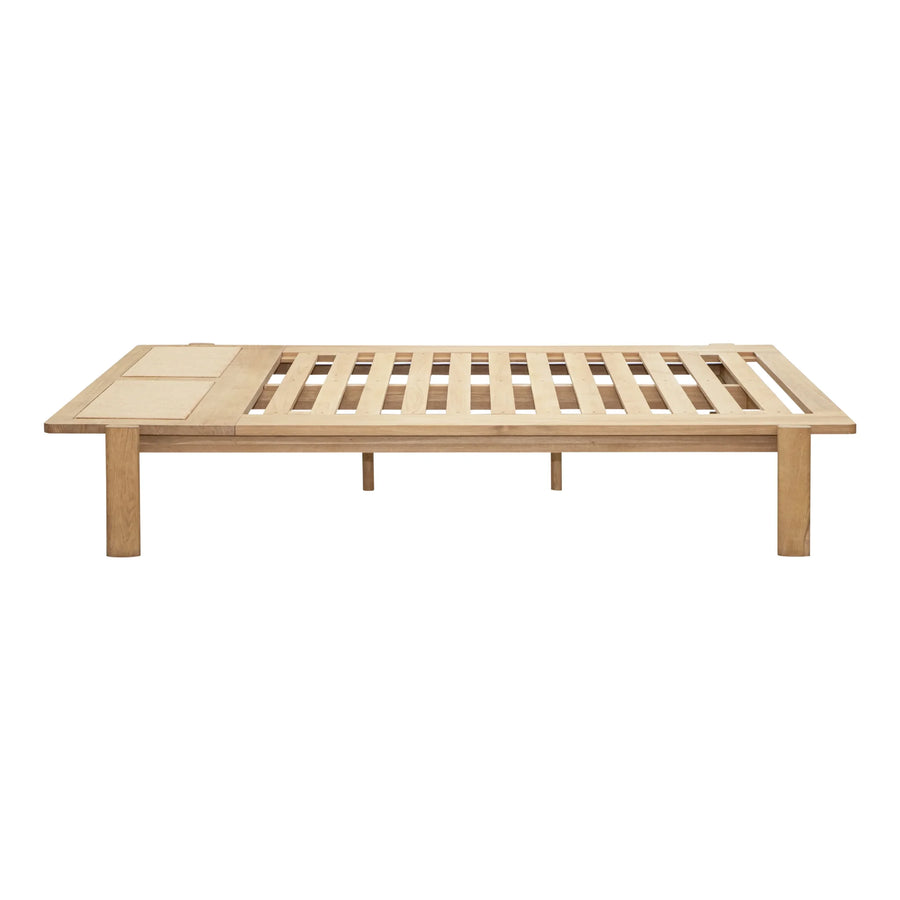 Compass King Bed - Oak