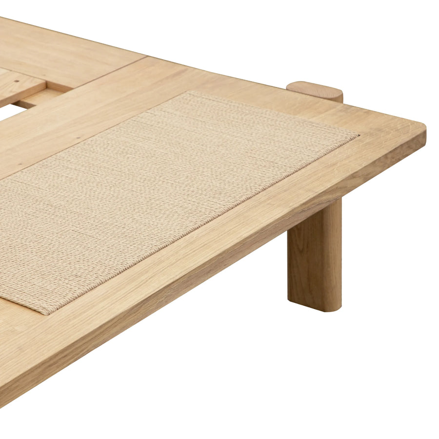 Compass Queen Bed - Oak
