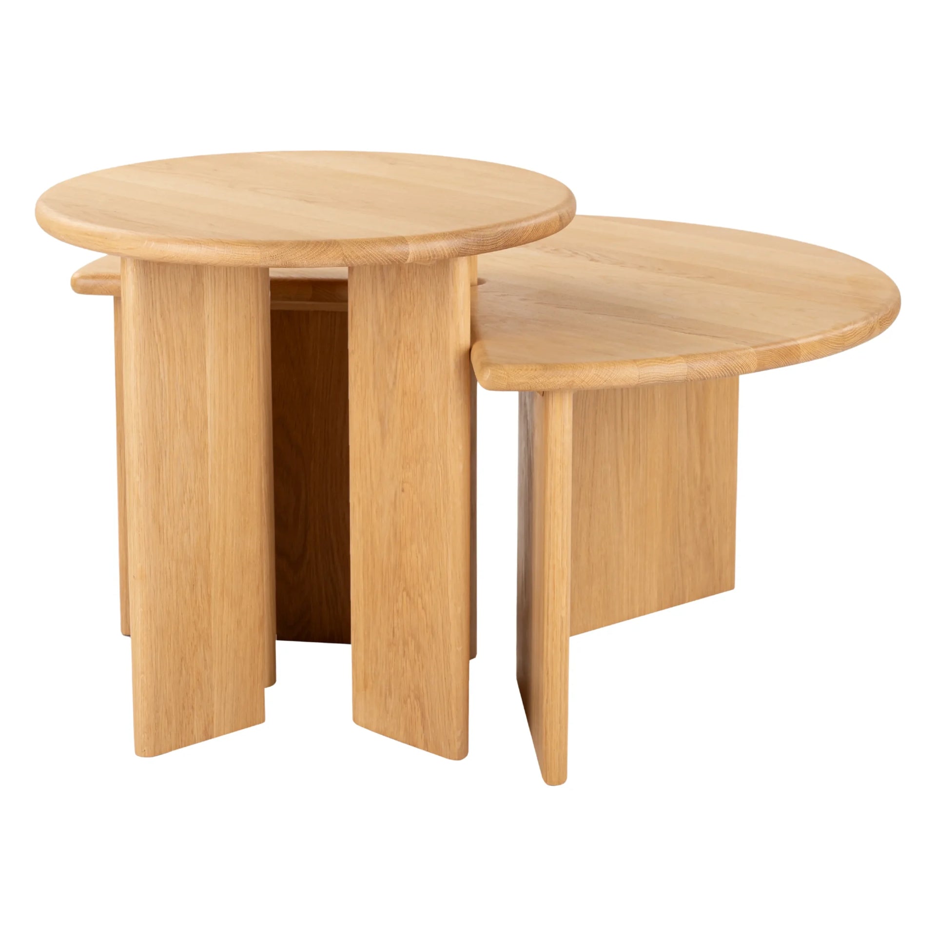 Fragment Nesting Coffee Table Set - Oak