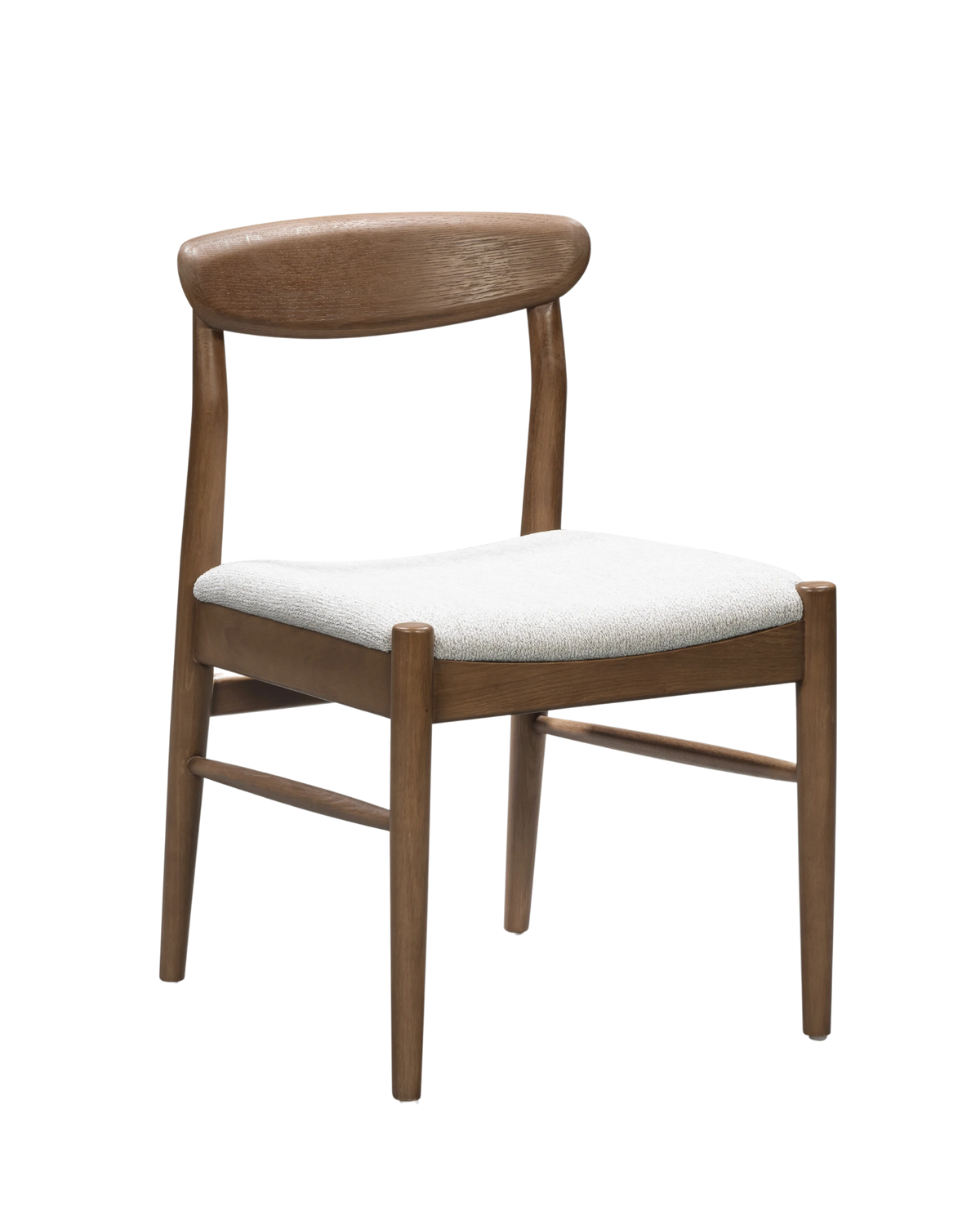 Henri Dining Chair - Deep Oak / Tate Biscotti